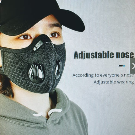 Face Mask Activated Carbon Filter Dust Mask PM 2.5 Anti-Pollution