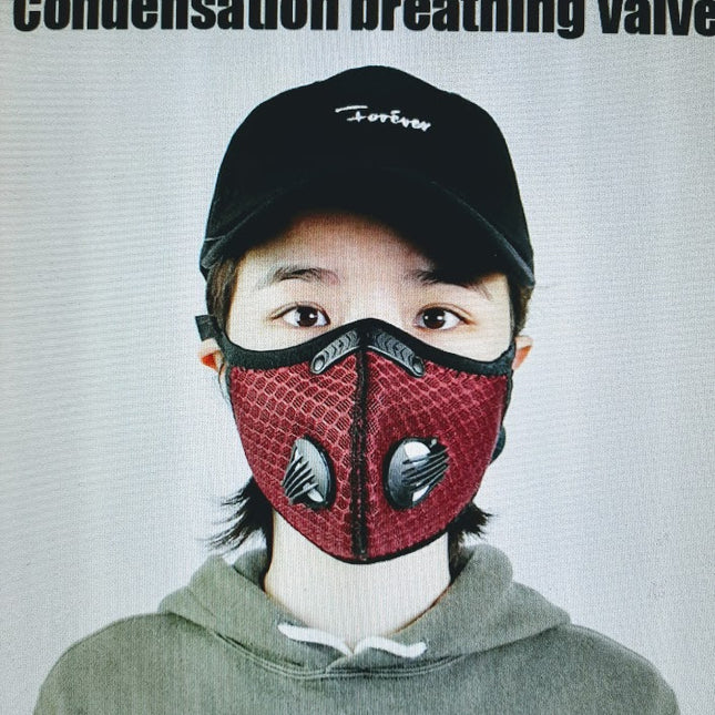Face Mask Activated Carbon Filter Dust Mask PM 2.5 Anti-Pollution