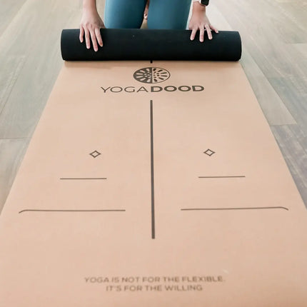 Cork yoga mat by YOGA DOOD