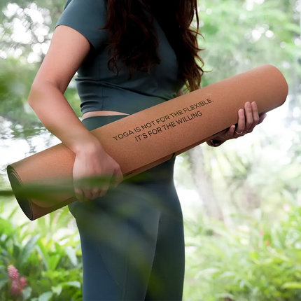 Cork yoga mat by YOGA DOOD