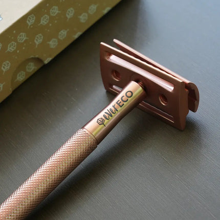 EVER ECO Rose Gold Safety Razor with Replacement Blades