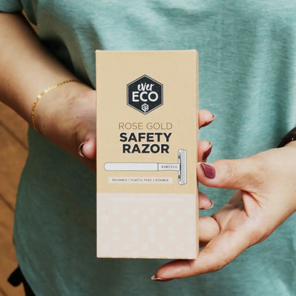 EVER ECO Rose Gold Safety Razor with Replacement Blades