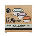 EVER ECO Round Nesting Containers – Set of 3