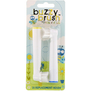 JACK N JILL Buzzy Brush Replacement Heads 2pk