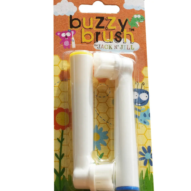 JACK N JILL Buzzy Brush Replacement Heads 2pk