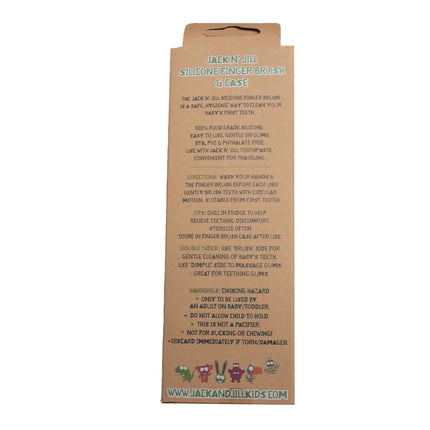 JACK N JILL Silicone Fingerbrush x2pk