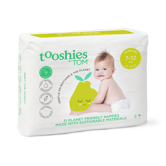 TOOSHIES BY TOM Crawler Nappies 7-12kg