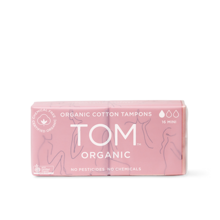TOM ORGANIC Mini Tampons 16 Packs