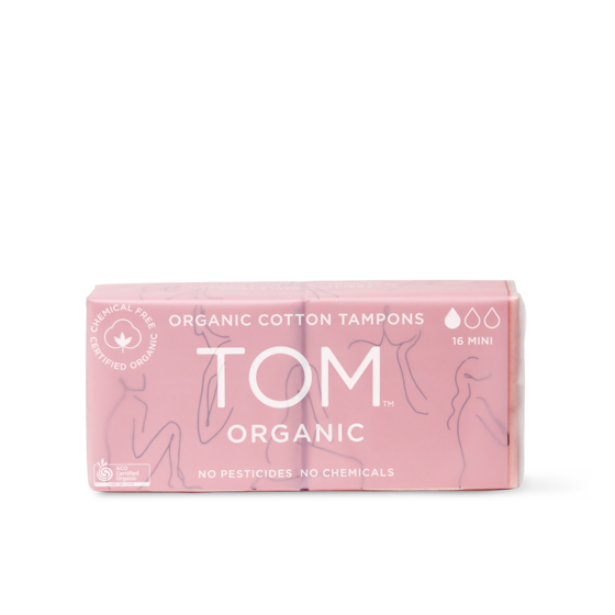 TOM ORGANIC Mini Tampons 16 Packs