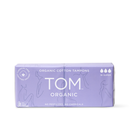 TOM ORGANIC Super Tampons 16 Packs
