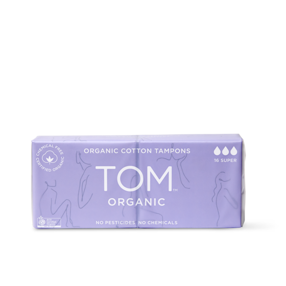 TOM ORGANIC Super Tampons 16 Packs