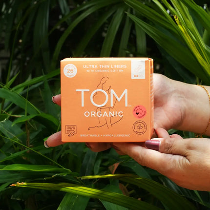 TOM ORGANIC Ultra Thin Panty Liners – 26 Packs
