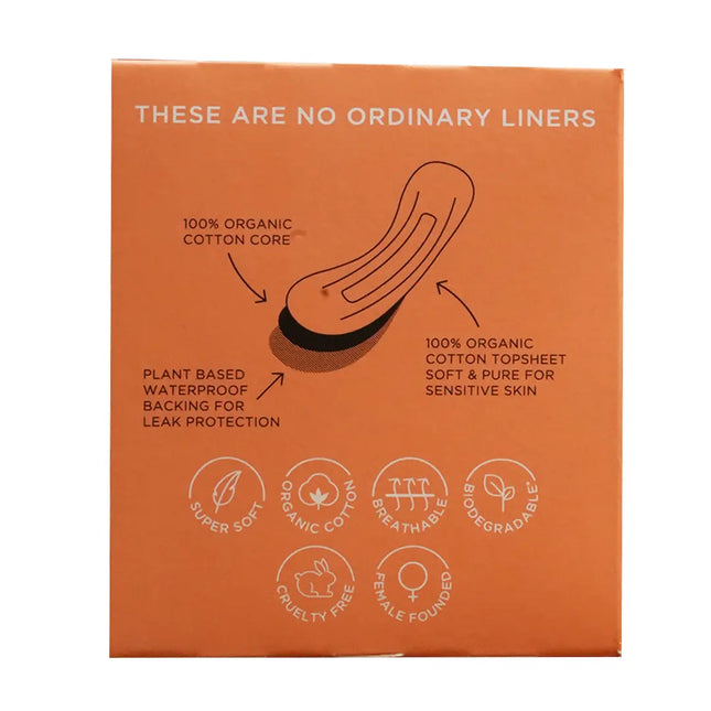 TOM ORGANIC Ultra Thin Panty Liners – 26 Packs