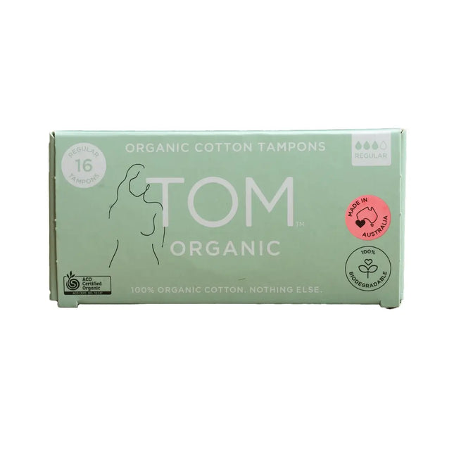 TOM ORGANIC Regular Tampons 16 Packs