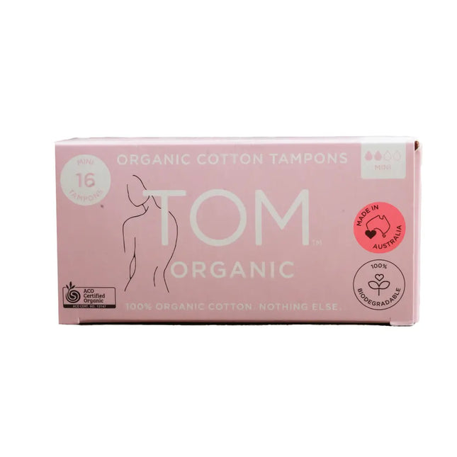 TOM ORGANIC Mini Tampons 16 Packs