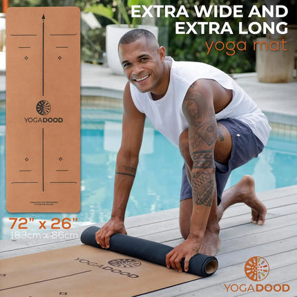 Cork yoga mat by YOGA DOOD